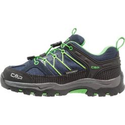 Półbuty damskie: CMP RIGEL LOW SHOES KIDS WP Półbuty trekkingowe black/blue/gecko