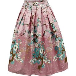 Hell Bunny Jenna Skirt Spódnica różowy. Różowe spódniczki damskie marki Hell Bunny, xl, bez wzorów. Za 194,90 zł.