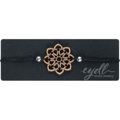 Eydl Wood Jewelry Mandala Bransoletka czarny. Czarne bransoletki damskie marki eydl Wood Jewelry. Za 62,90 zł.