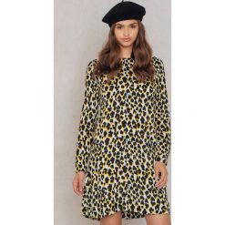 Sukienki hiszpanki: Samsoe & Samsoe Sukienka Marice LS Aop – Multicolor,Yellow