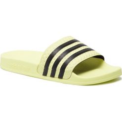 Klapki adidas - adilette W CM8494 Iceyel/Iceyel/Cblack. Żółte klapki damskie Adidas, bez wzorów, z tworzywa sztucznego, bez obcasa. W wyprzedaży za 149,00 zł.