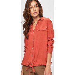 Answear - Koszula. Pomarańczowe bluzki damskie ANSWEAR, s, z wiskozy, casualowe. W wyprzedaży za 59,90 zł.