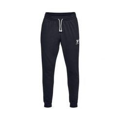 Under Armour SPORTSTYLE TERRY JOGGER, Spodnie SPORTSTYLE TERRY JOGGER | XL. Czarne spodenki i szorty męskie Under Armour, xl, bez wzorów, z dresówki, krótkie. W wyprzedaży za 272,75 zł.