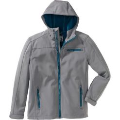 Kurtka softshell Regular Fit bonprix dymny szary. Szare płaszcze męskie bonprix, m, bez wzorów, z softshellu, bez kaptura. Za 129,99 zł.