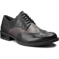 Półbuty LASOCKI FOR MEN - MI07-A586-A446-01 Czarny. Czarne buty wizytowe męskie marki Lasocki For Men, ze skóry. Za 189,99 zł.