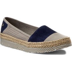 Espadryle MACIEJKA - 02960-03/00-5 Popiel. Szare espadryle damskie Maciejka, bez wzorów, ze skóry, bez obcasa. W wyprzedaży za 179,00 zł.