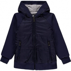 Bluza w kolorze granatowym. Niebieskie bluzy chłopięce rozpinane marki Marc O'Polo Junior, na zimę. W wyprzedaży za 135,95 zł.