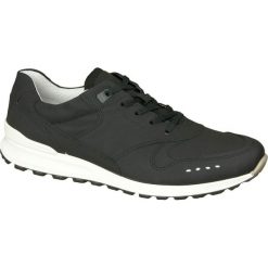 Ecco CS14 53868401001 42 Czarne. Czarne buty sportowe męskie ecco, ze skóry, bez zapięcia. W wyprzedaży za 399,99 zł.