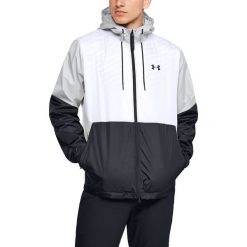 Under Armour Legacy Kurtka Czarny Biały. Czarne płaszcze męskie Under Armour, na wiosnę, s, bez wzorów, z elastanu, bez kaptura. Za 464,95 zł.