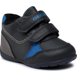 Sneakersy GEOX - B Elthan B. B B041PB 0MEBC C4226 Navy/Royal. Niebieskie trampki chłopięce Geox, bez wzorów, ze skóry ekologicznej, na rzepy. Za 179,00 zł.