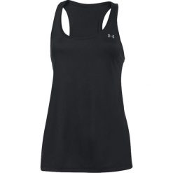 Under Armour Tech Tank-Solid 1275045-001. Czarne t-shirty damskie Under Armour, xs, bez wzorów, z poliesteru, bez kołnierzyka. W wyprzedaży za 99,99 zł.