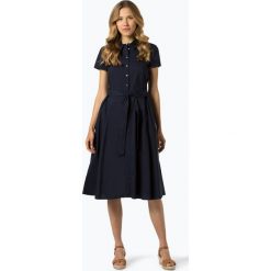 Esprit Collection - Sukienka damska, niebieski. Niebieskie sukienki damskie Esprit Collection, bez wzorów, bez kołnierzyka, bez rękawów, koszulowe. Za 359,95 zł.