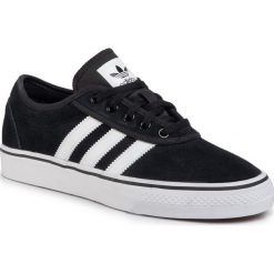 Buty adidas - adi-ease BY4028 Cblack/Ftwwht/Cblack. Czarne półbuty damskie Adidas, bez wzorów, z zamszu, bez obcasa, bez zapięcia. Za 279,00 zł.