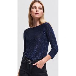 Sweter z błyszczącą nitką - Granatowy. Niebieskie bez kategorii marki Reserved, s. W wyprzedaży za 29,99 zł.