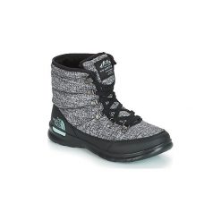Śniegowce The North Face W THERMOBALL LACE II. Szare kozaki damskie marki The North Face, bez obcasa, bez zapięcia. Za 319,20 zł.
