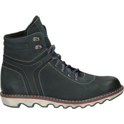 Botki męskie - M184X NAB BLU. Czarne bez kategorii Venezia, z nubiku. Za 199,00 zł.