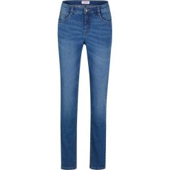 Dżinsy push-up "super-stretch" SKINNY bonprix niebieski. Niebieskie jeansy damskie bonprix. Za 134,99 zł.