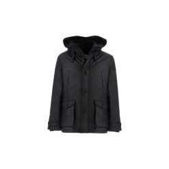 Żakiety / Blezery Penn Rich Woolrich BOY ABBEY PARKA. Czarne parki męskie Penn Rich Woolrich, xl, bez wzorów, bez kaptura. Za 1287,00 zł.