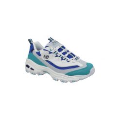 Buty Skechers D'Lites Second Chance 13146-WBL. Szare trampki i tenisówki damskie marki Skechers, bez wzorów, bez zapięcia. Za 249,99 zł.