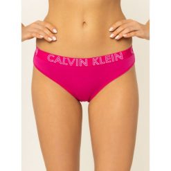 Figi klasyczne Calvin Klein Underwear 000QD3637E. Różowe figi damskie Calvin Klein Underwear, xs, bez wzorów, z elastanu. Za 69,00 zł.