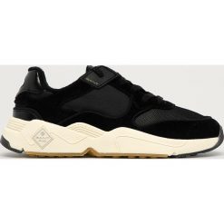 Gant - Buty Nicewill. Czarne buty sportowe damskie GANT, bez wzorów, ze skóry, sportowe. Za 469,90 zł.
