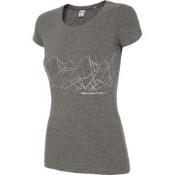 T-shirty damskie: T-shirt damski TSD256 – jasny szary melanż