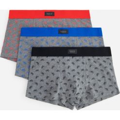 Bawełniane bokserki ze wzorem 3 pack - Szary. Szare bokserki męskie Reserved, bez wzorów, z bawełny. Za 59,99 zł.