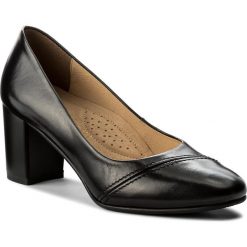 Półbuty SERGIO BARDI - Ello SS127302418AG 101. Czarne półbuty damskie Sergio Bardi, z materiału, na obcasie. W wyprzedaży za 179,00 zł.