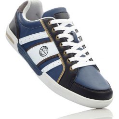 Buty sznurowane bonprix indygo-czarno-biały. Niebieskie buty sportowe męskie bonprix, na sznurówki. Za 79,99 zł.
