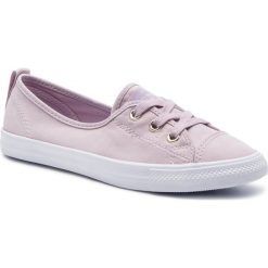 Tenisówki CONVERSE - Ctas Ballet Lace Slip 564314C Plum Chalk/Washed Lilac. Fioletowe półbuty damskie Converse, bez wzorów, z gumy, bez zapięcia. W wyprzedaży za 189,00 zł.