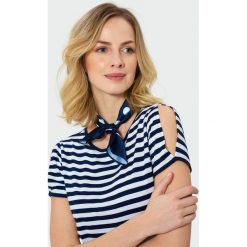 Top z pęknieciem na rękawach. Szare bluzki damskie Greenpoint, bez wzorów, z bawełny, bez kołnierzyka, bez rękawów. Za 24,99 zł.