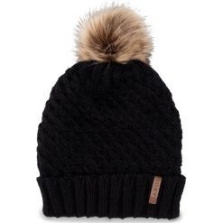 Czapka ROXY - ERJHA03555 Kvj0. Czarne czapki damskie Roxy, bez wzorów, z materiału. W wyprzedaży za 119,00 zł.