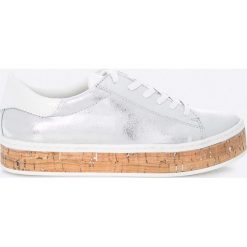 S. Oliver - Buty. Szare buty sportowe damskie S.Oliver, z materiału. W wyprzedaży za 99,90 zł.