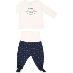 Spodnie chłopięce: Sanetta fiftyseven GESCHENKBOX KINGLY SUMMER BABY BOYS SET Spodnie materiałowe ivory