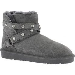 Buty zimowe damskie: Zimowe botki „Chester” w kolorze szarym