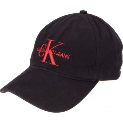 Calvin Klein Monogram Czapka z daszkiem Czarny. Czarne czapki męskie Calvin Klein, z haftami, z bawełny. Za 171,95 zł.