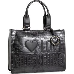 Torebka LOVE MOSCHINO - JC4056PP1BLH100A Nero. Czarne torebki klasyczne damskie Love Moschino, bez wzorów, ze skóry ekologicznej, klasyczne, na ramię, bez dodatków. Za 929,00 zł.