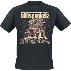 Böhse Onkelz Wieder E.I.N.S. T-Shirt czarny. Czarne t-shirty męskie z nadrukiem marki Böhse Onkelz, l. Za 94,90 zł.