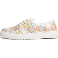 Desigual tenisówki damskie Shoes Queen Skull 40 białe. Białe trampki i tenisówki damskie Desigual, z aplikacjami, bez zapięcia. W wyprzedaży za 189,00 zł.