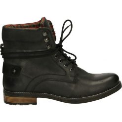 Botki męskie - CAP90 NBK BLA. Czarne bez kategorii Venezia, z nubiku. Za 239,00 zł.