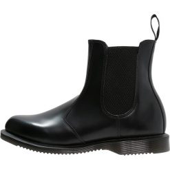 Botki damskie lity: Dr. Martens FLORA Botki black polished smooth