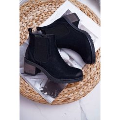 Botki Damskie Na Obcasie Sergio Leone Czarne BR BT702. Czarne botki damskie Tagless, na zimę, klasyczne, bez obcasa, na obcasie, bez zapięcia. Za 129,00 zł.
