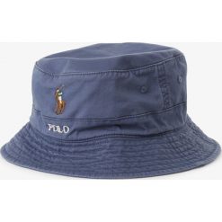 Polo Ralph Lauren - Kapelusz męski, niebieski. Niebieskie kapelusze męskie Polo Ralph Lauren, bez wzorów. Za 249,95 zł.