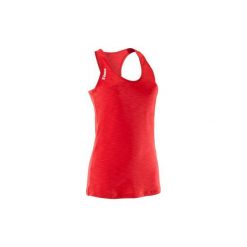 Koszulka wspinaczkowa bez rękawów Edge damska. Czerwone bluzki sportowe damskie SIMOND, s, bez wzorów, z elastanu, bez kołnierzyka, bez rękawów, bez kaptura, wspinaczkowe. Za 39,99 zł.