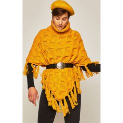 Medicine - Poncho Basic. Czerwone kurtki damskie MEDICINE, uniwersalny, z dzianiny. W wyprzedaży za 59,90 zł.
