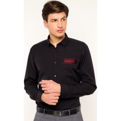 Koszula Hugo Ero3-W 50416139. Czarne koszule męskie HUGO, xl, bez wzorów, z bawełny, casualowe, bez kołnierzyka, bez rękawów. W wyprzedaży za 299,00 zł.