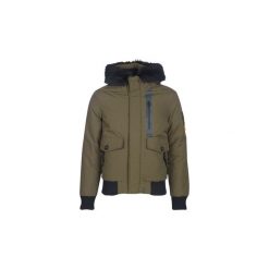 Kurtki krótkie Superdry EVEREST BOMBER JACKET. Zielone kurtki męskie marki Superdry, xxl, bez wzorów, krótkie, bez kaptura. Za 599,20 zł.