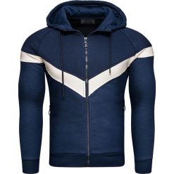 Granatowa bluza męska z kapturem. Bluzy męskie Recea, xl, z bawełny, z kapturem. W wyprzedaży za 59,99 zł.