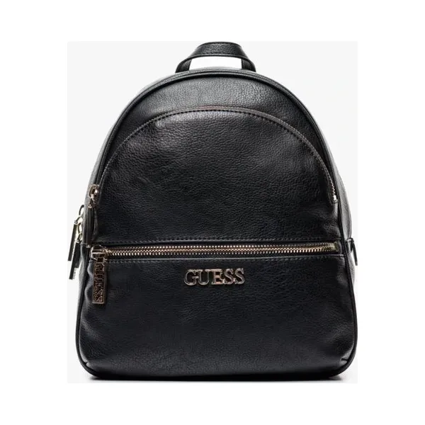 Guess Plecak Manhattan , czarny, rozmiar ONE SIZE. Czarne plecaki damskie Guess, z aplikacjami, ze skóry ekologicznej, eleganckie. Za 679,99 zł.