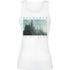 Topy damskie: Harry Potter Hogwarts Is My Home Top damski biały